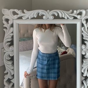 white long sleeve cotten top from brandy